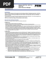 General Specifications: Models SSS7700, SSS7710, SSS7720 Plant Resource Manager