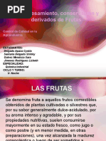 Frutas y Derivados