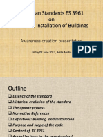 Awaring Presentation On Ethiopian Standards ES 3961 2 June 2017