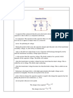 2.05 Ripple Factor of Capacitor Filter