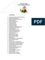 Lista de Utiles Medio Mayor 2017