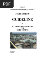 Cyanide Management For Gold Mining PDF