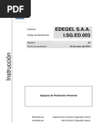 I.sg - ED.003. Equipos de Protección Personal. Rev.05