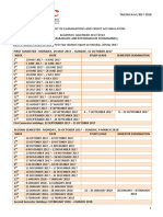 New Semester Date 2017-2018