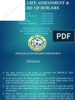 Residual Life Assessment and Failure of The Boiler