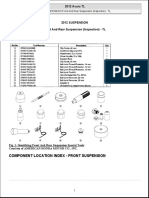 2012 SUSPENSION Front and Rear Suspension (Inspection) - TL