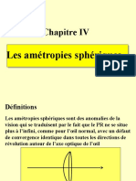 Optique 4 Amétropies Sphériques