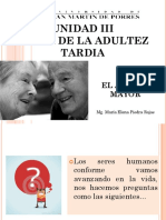 1 UNIDAD III ADULTEZ TARDIA Conceptualizacion, Retos Teorias Envejecimiento Desarrollo Fisico y Sexual