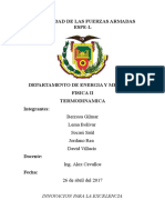 Frontera en Sistemas Termodinámicos