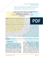 The Development of Agent Based Modeling Framework For Simulating Disaster Response Teamwork