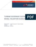 Turbine Governor Testing and Model Validation Guideline