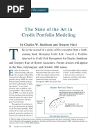 The State of The Art in Credit Portfolio Modeling