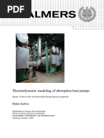 Thermodynamic Modeling of Absorption Heat Pump