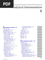 Analytical Instrumentation: 8.1 Analyzer Application and Selection 1144