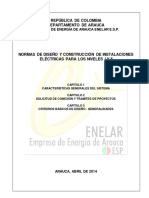 Normas de Diseño y Construcción de Instalaciones Elèctricas para Los Niveles I y Ii Cap. 123 PDF