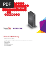 Supernet Instruction Manual