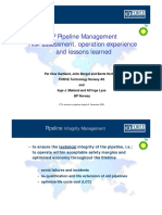 4 BP Pipeline Management Risk Assessment, Operation Experience and Lessons Learned - Per Olav Gartland (Force Technology)