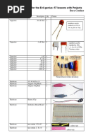 Electronic Circuits For The Evil Genius - Full Inventory PDF