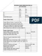 Beam Welded Splice Design