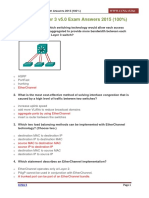 CCNA 3 Chapter 3 v5.0 Exam Answers 2015 100