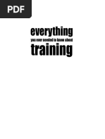 Everything You Need To Know About Training PDF