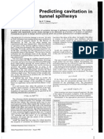 1982 - Aug - Falvey, H.T. Predicting Cavitation in Tunnel Spillways