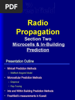 Radio Propagation: Section Two Microcells & In-Building Prediction