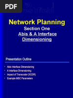 Network Planning: Section One Abis & A Interface Dimensioning