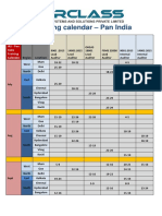 IRS - Pan India Training Calender