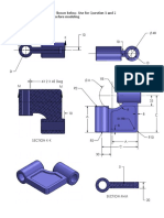 Initial Part: Create The Part Shown Below. Use For Question 1 and 2 - Read Following Questions Before Modeling