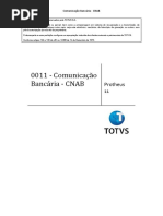 Manual Comunicação Bancária - CNAB Protheus 11