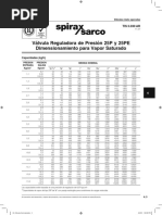 04 - 4 3 - TIS 3 030 AR 25P 25PE Dimensionamiento para Vapor Saturado