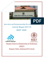 RSET IEDC Activity Report 2015-2016