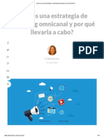 ¿Qué Es La Omnicanalidad o Marketing Omnicanal y Cómo Funciona