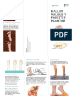 Triptico Hallux Valgus