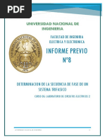 Determinación de La Secuencia de Fase de Un Sistema Trifasico