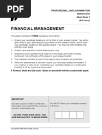 ICAEW Financial Management 