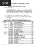 Knec Technical Exam Timetable - July 2017