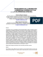 Estrategia - Procesamiento de La Información Mediante El Aprendizaje Cooperativo