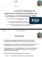 Inspección Visual y Evaluación de Deterioros en Pavimentos Asfálticos de Carreteras Con VIZIR