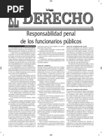 La Responsabilidad Penal de Los Funcionarios Públicos - Gaceta Jurídica - Bolivia - Autor José María Pacori Cari