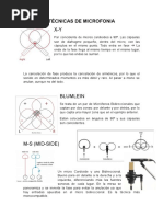 Técnicas de Microfonia