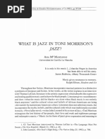 What Is Jazz in Toni Morrison's