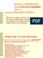 Funciones de La Secretaria