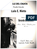 VALLE DEL CAUCA. Pasillo. Luis E. Nieto. Transc. para Piano Gerardo Betancourt.