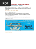 Procedimientos Quirúrgicos de FRACTURAS ABIERTAS