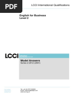 English For Business l2 Model Answers Series 2 2012