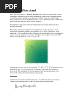 Derivada Direccional