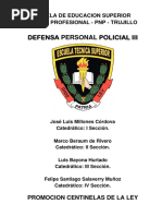 PNP Silabus Desarrollado Defensa Personal Policial II