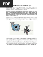 Cómo Funciona Una Bomba de Agua